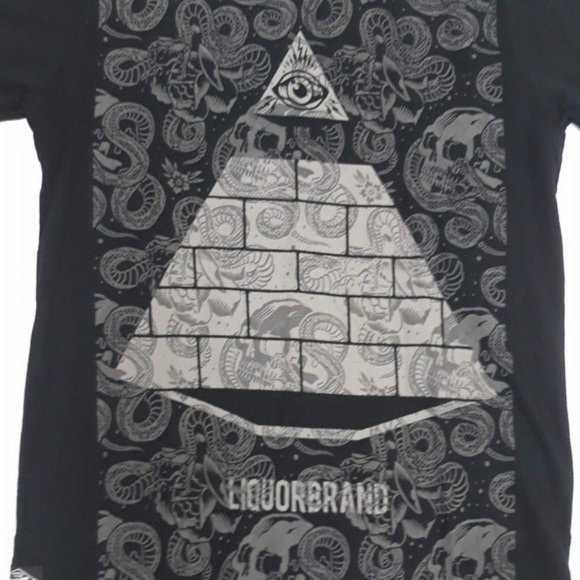 🆕Liquor Brand Illuminati Pyramid Graphic Tee - Picture 2 of 4